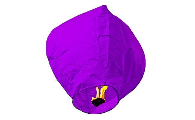 Sky Lantern - Purple